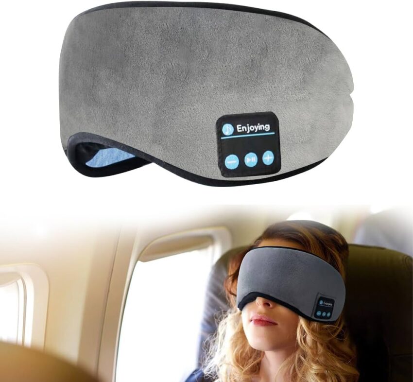 Wirelles Music Máscara Dormir Bluetooth