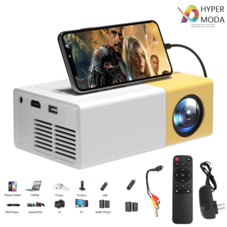 Proyector De Vídeo LED HD Portátil: Crea un cinema en casa🍿