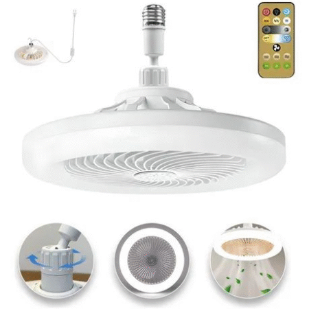 FOCO VENTILADOR LAMPARA LED